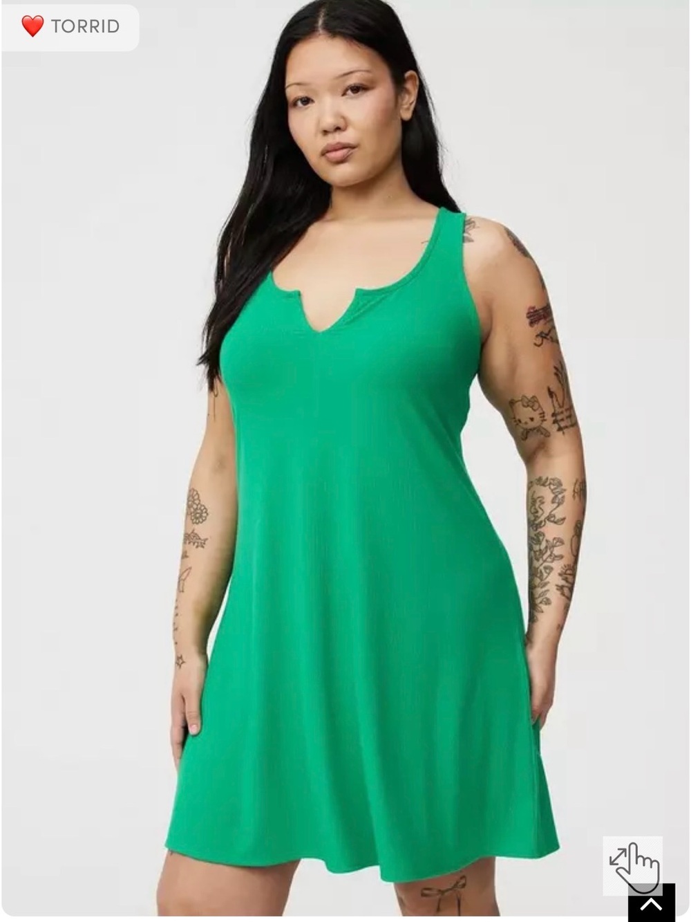 Torrid Super Soft Rib Mini Dress